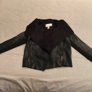 Bar III from Macy’s faux leather/suede jacket